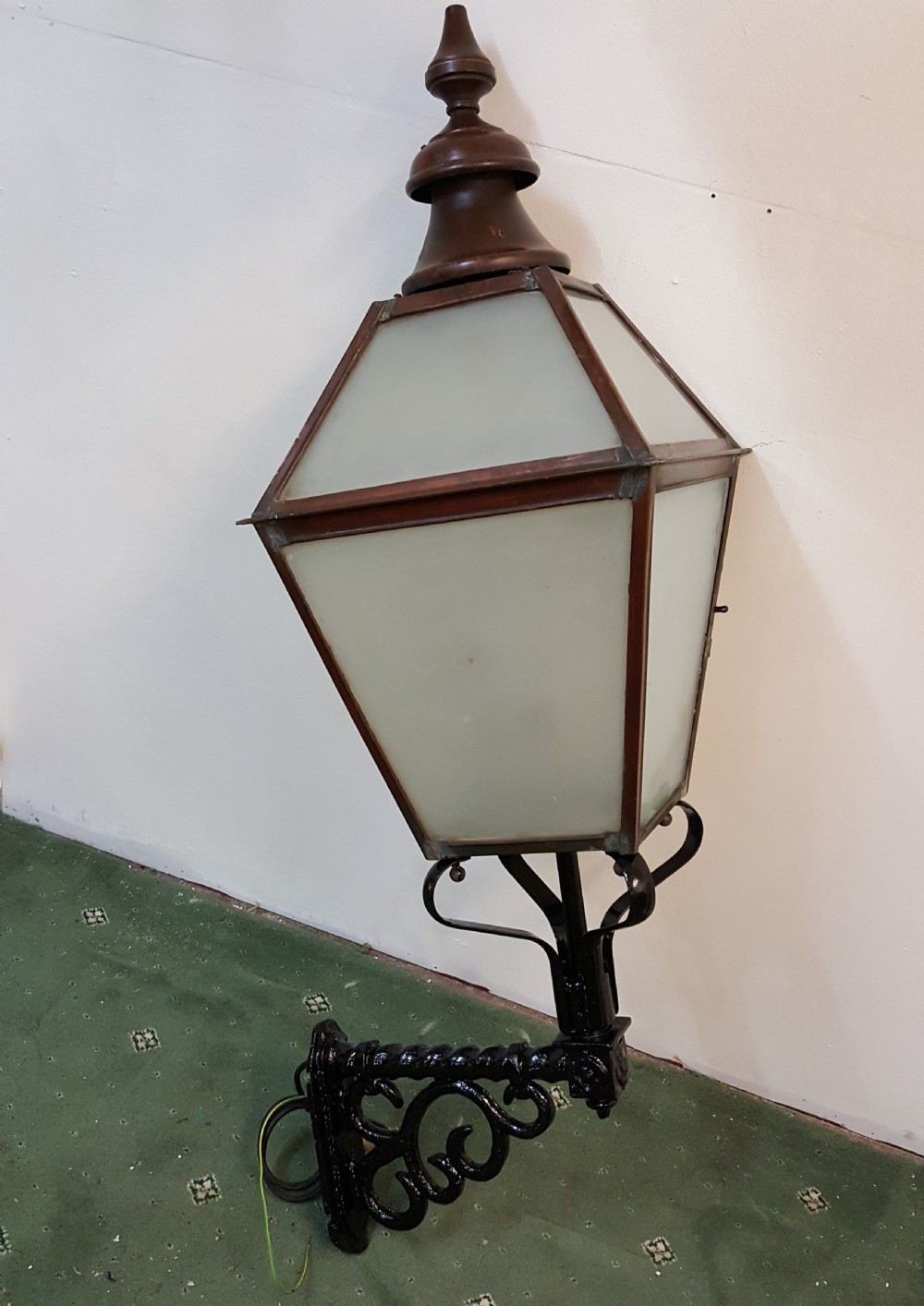 victorian copper outside lantern