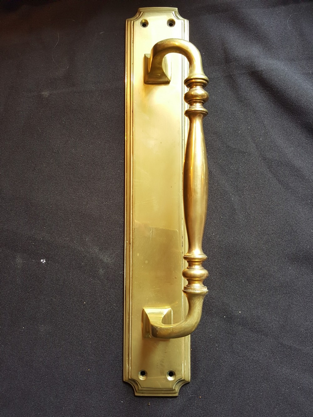 single brass victorian pull handle