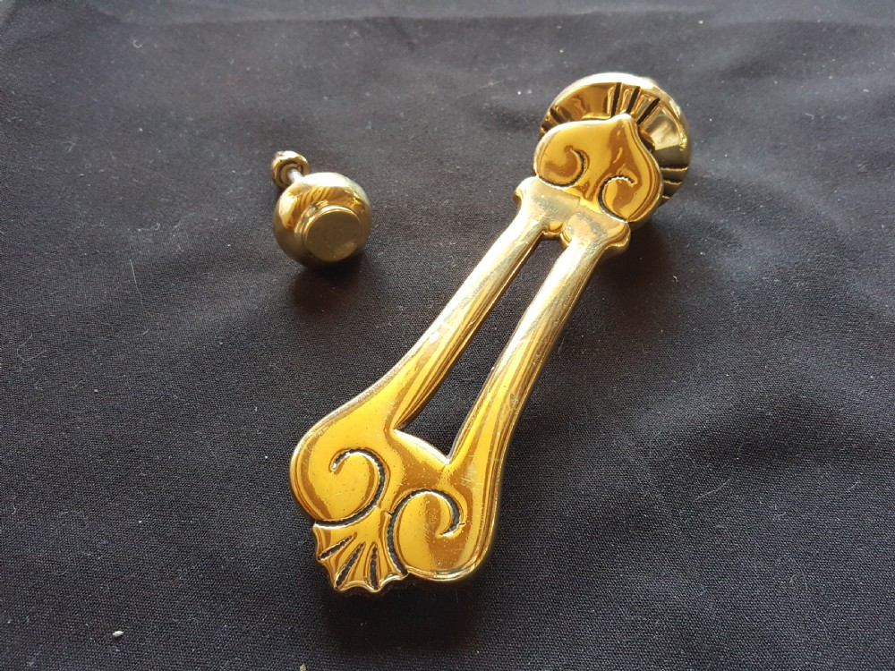 victorian brass door knocker